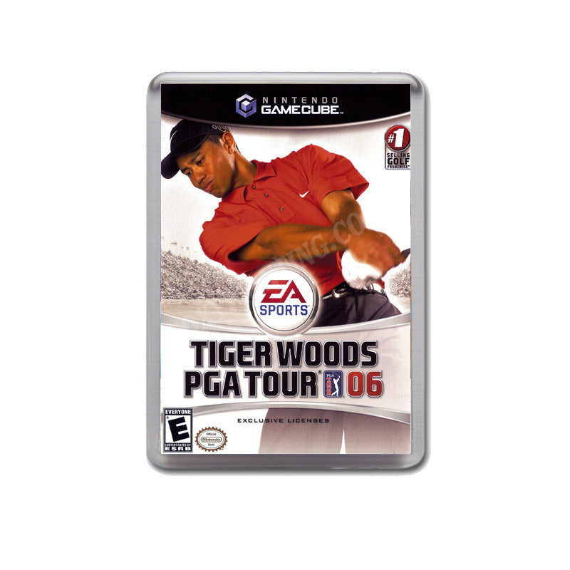 Tiger Woods Pga Tour06 Style Inspired Game Gamecube Retro Video Gaming Magnet
