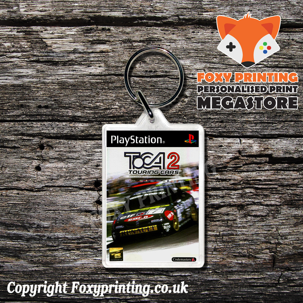 Toca Touring Cars 2 Eu - PS1 Playstation 1 Game Inspired Retro Gaming Magnet