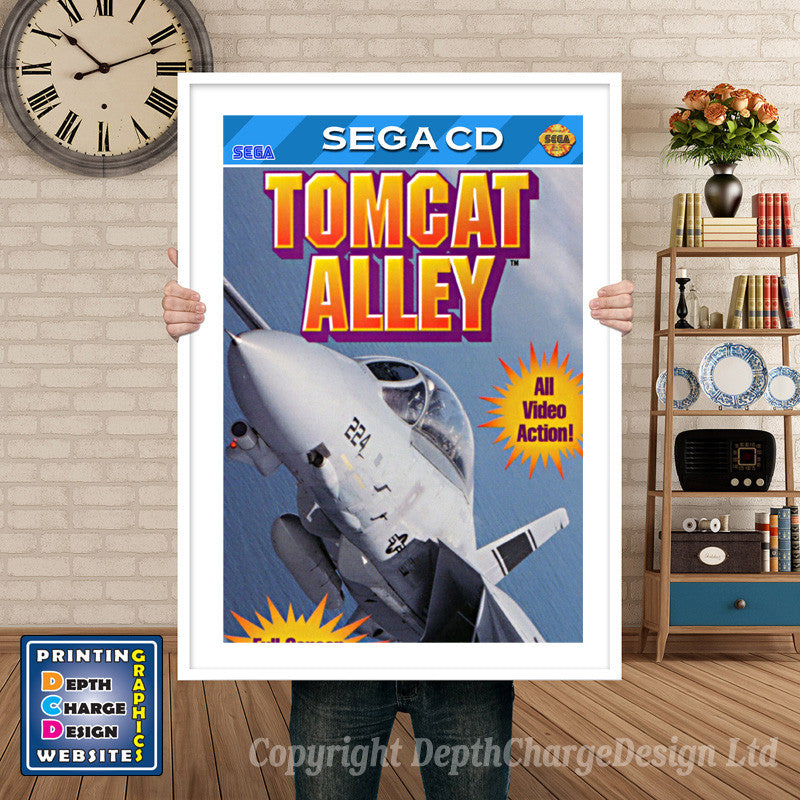 Bouncers Sega Sega Mega CD Inspired Retro Gaming Poster A4 A3 A2 Or A1