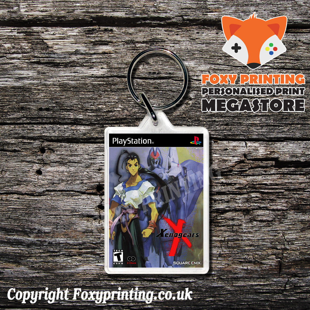 Xeno Gears 4 - PS1 Playstation 1 Game Inspired Retro Gaming Magnet