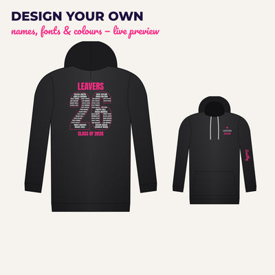 Design Your Own Leavers Hoodies 2026