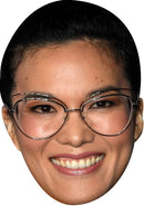 Ali Wong Golden Globes 2025 Celebrity Face Masks - Hollywood-Themed Fancy Dress Party Accessories
