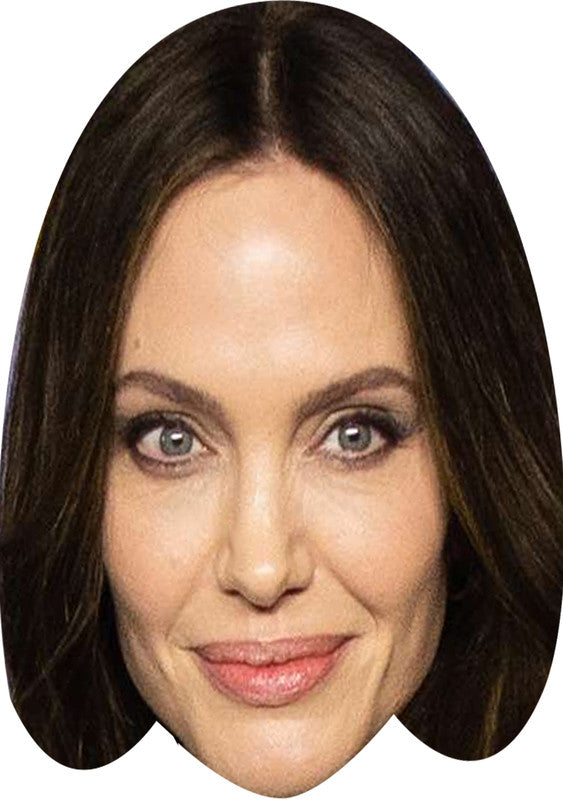 Angelina Jolie Golden Globes 2025 Celebrity Face Masks - Hollywood-Themed Fancy Dress Party Accessories