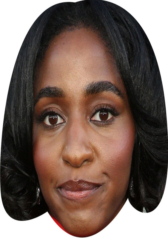Ayo Edebiri Golden Globes 2025 Celebrity Face Masks - Hollywood-Themed Fancy Dress Party Accessories
