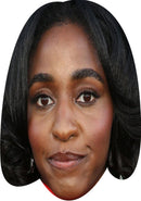 Ayo Edebiri Golden Globes 2025 Celebrity Face Masks - Hollywood-Themed Fancy Dress Party Accessories