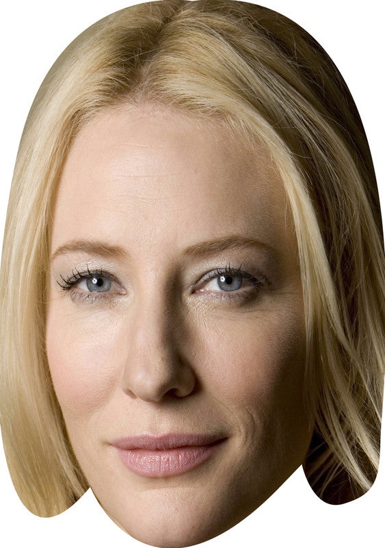 Cate Blanchett Golden Globes 2025 Celebrity Face Masks - Hollywood-Themed Fancy Dress Party Accessories