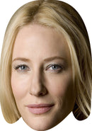 Cate Blanchett Golden Globes 2025 Celebrity Face Masks - Hollywood-Themed Fancy Dress Party Accessories