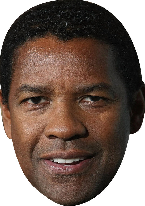 Denzel Washington Golden Globes 2025 Celebrity Face Masks - Hollywood-Themed Fancy Dress Party Accessories