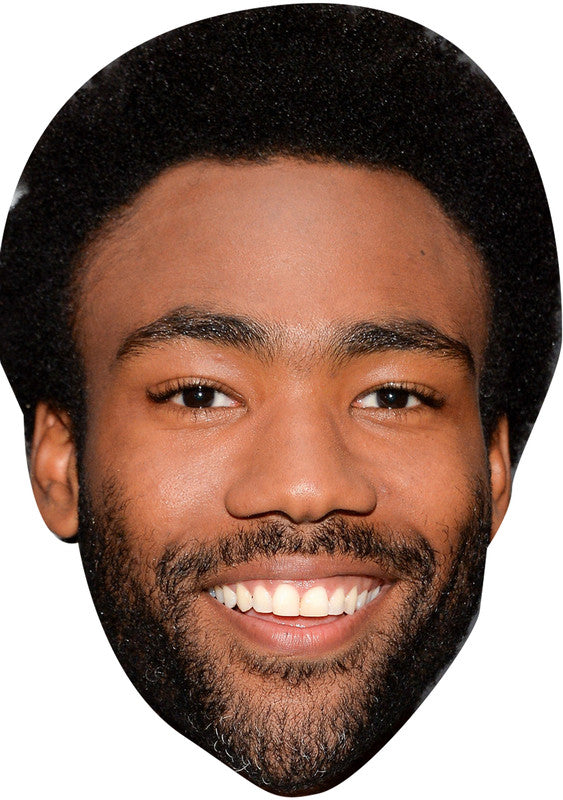 Donald Glover Golden Globes 2025 Celebrity Face Masks - Hollywood-Themed Fancy Dress Party Accessories