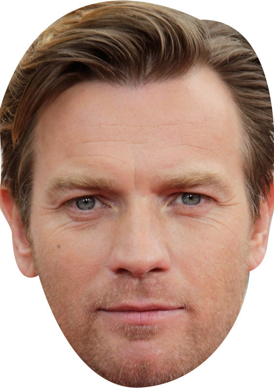 Ewan Mcgregor Golden Globes 2025 Celebrity Face Masks - Hollywood-Themed Fancy Dress Party Accessories