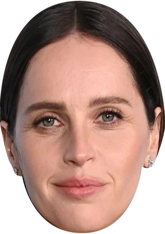 Felicity Jones Golden Globes 2025 Celebrity Face Masks - Hollywood-Themed Fancy Dress Party Accessories