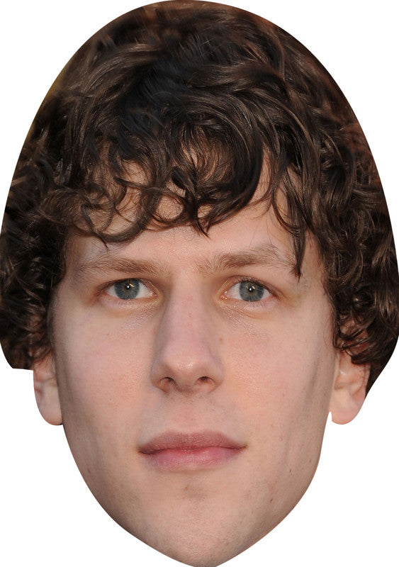 Jesse Eisenberg Golden Globes 2025 Celebrity Face Masks - Hollywood-Themed Fancy Dress Party Accessories