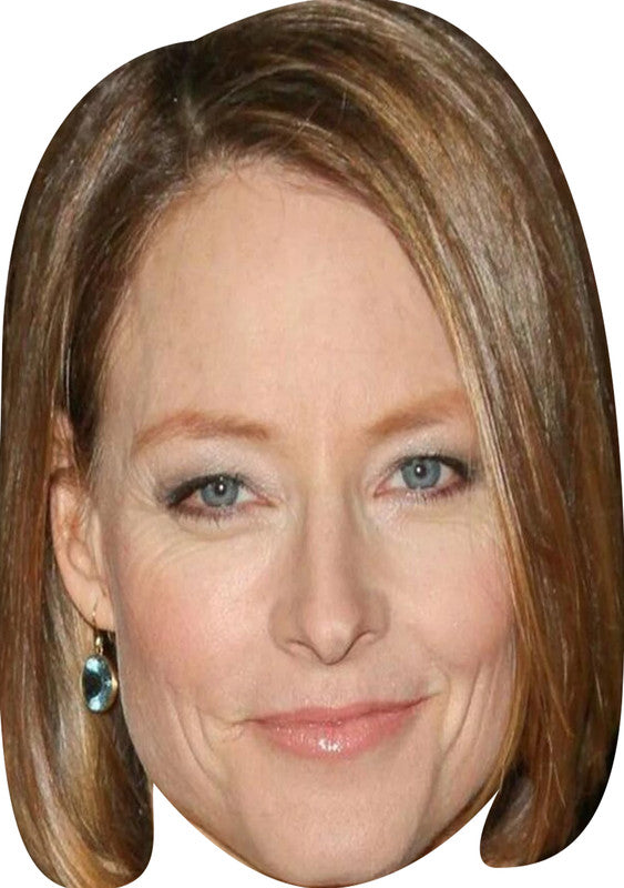 Jodie Foster Golden Globes 2025 Celebrity Face Masks - Hollywood-Themed Fancy Dress Party Accessories