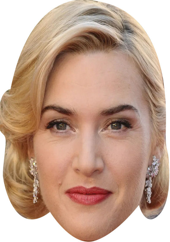 Kate Winslet Golden Globes 2025 Celebrity Face Masks - Hollywood-Themed Fancy Dress Party Accessories