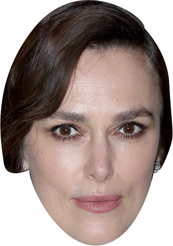 Keira Knightley Golden Globes 2025 Celebrity Face Masks - Hollywood-Themed Fancy Dress Party Accessories