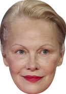 Pamela Anderson Golden Globes 2025 Celebrity Face Masks - Hollywood-Themed Fancy Dress Party Accessories