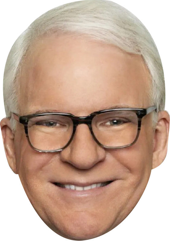 Steve Martin Golden Globes 2025 Celebrity Face Masks - Hollywood-Themed Fancy Dress Party Accessories