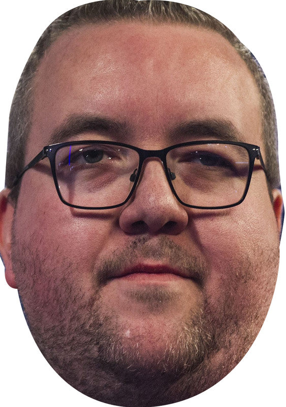 Stephen Bunting Celebrity Cardboard Party Face Mask
