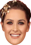 Anna Passey Celebrity Face Mask – Hollyoaks Soap Star Fancy Dress Costume Party Prop for Hen Stag Do Birthday Accessory