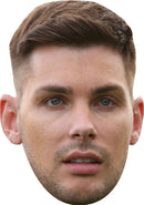 Ste Hay Celebrity Face Mask – Hollyoaks Soap Star Fancy Dress Costume Party Prop for Hen Stag Do Birthday Accessory