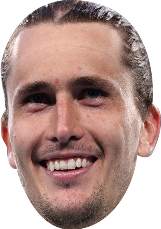 Alexander Zverev Celebrity Face Mask – Professional Tennis Player Fancy Dress Costume Prop for Sports Party Hen Stag Do Accessory