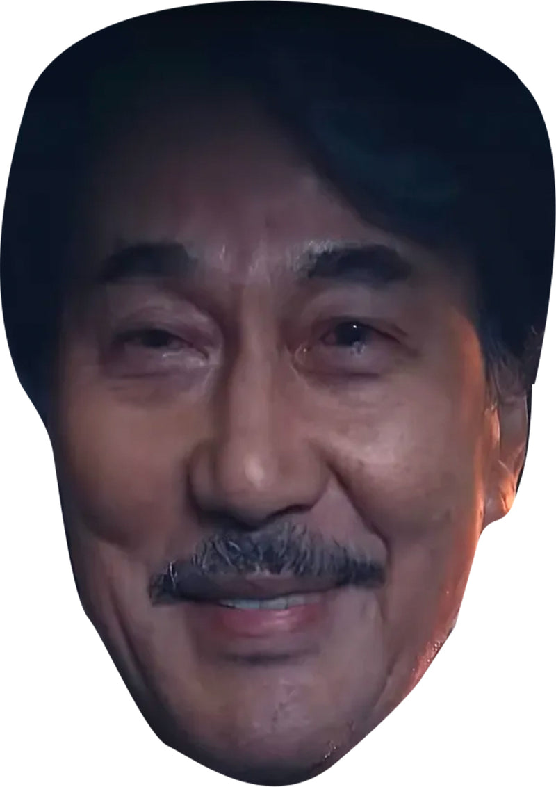 Kôji Yakusho Film Character 2024 Celebrity Cardboard Face Mask