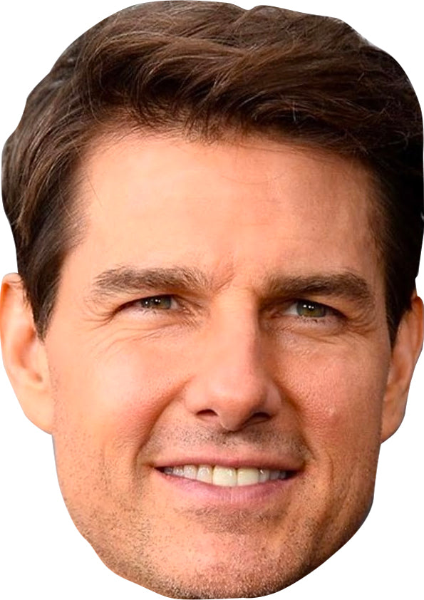 Tom Cruise Film Character 2024 Celebrity Cardboard Face Mask