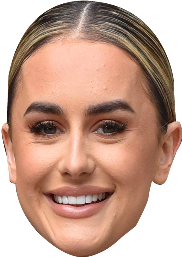 Amber Davies Face Mask – Fancy Dress Cardboard Costume Mask – Amber Davies Face Mask