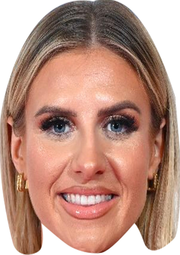 Chloe Burrows Love Island Mask Celebrity Cardboard Face Mask