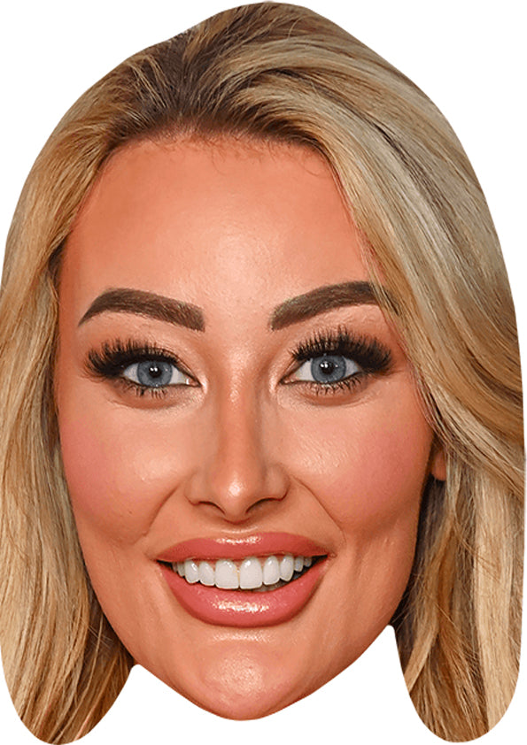 Chloë Crowhurst Love Island Mask Celebrity Cardboard Face Mask