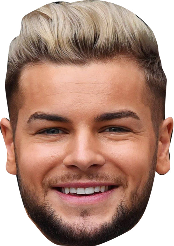 Chris Hughes Love Island Mask Celebrity Cardboard Face Mask