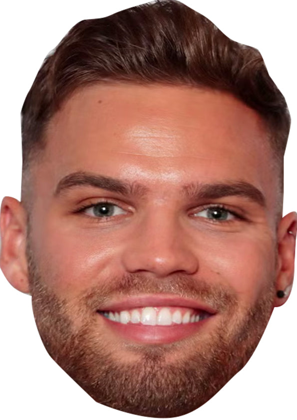 Dom Lever Love Island Mask Celebrity Cardboard Face Mask