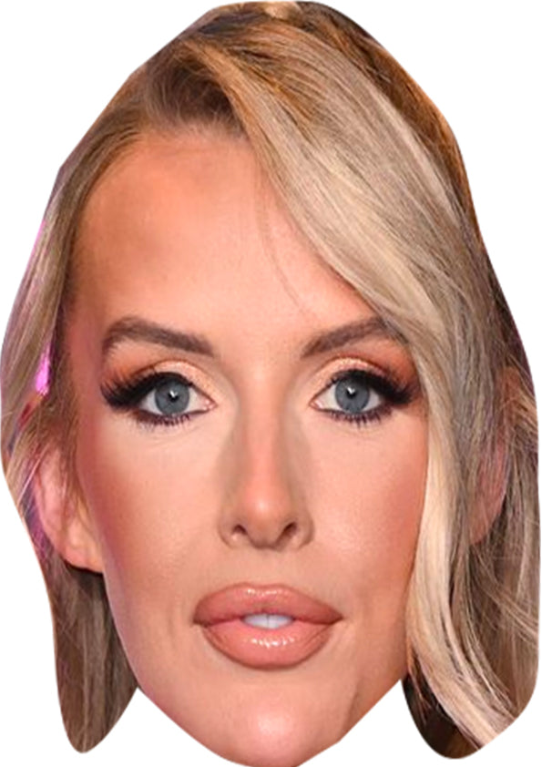 Faye Winter Love Island Mask Celebrity Cardboard Face Mask