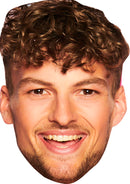 Hugo Hammond Love Island Mask Celebrity Cardboard Face Mask