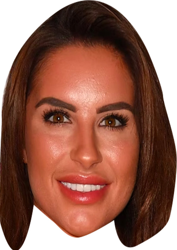 Jessica Shears Love Island Mask Celebrity Cardboard Face Mask