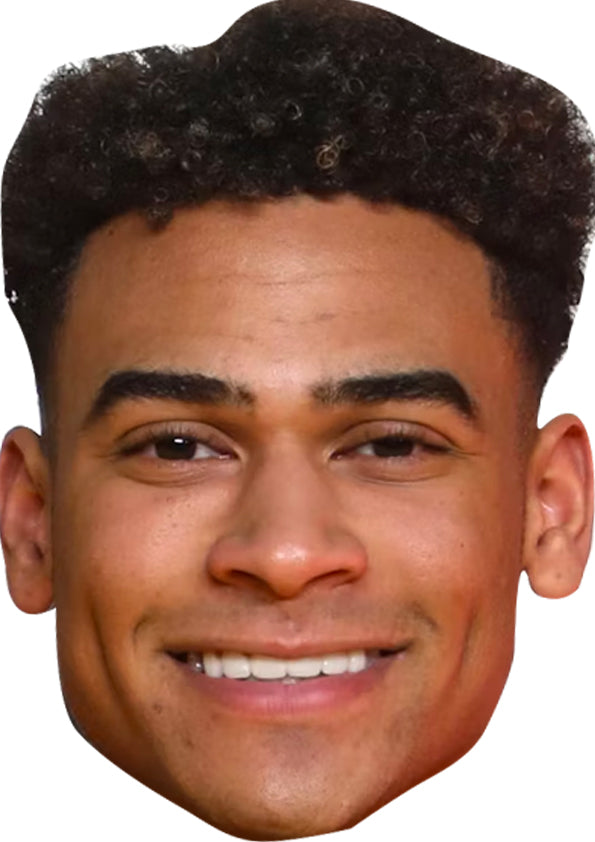 Jordan Hames Love Island Mask Celebrity Cardboard Face Mask