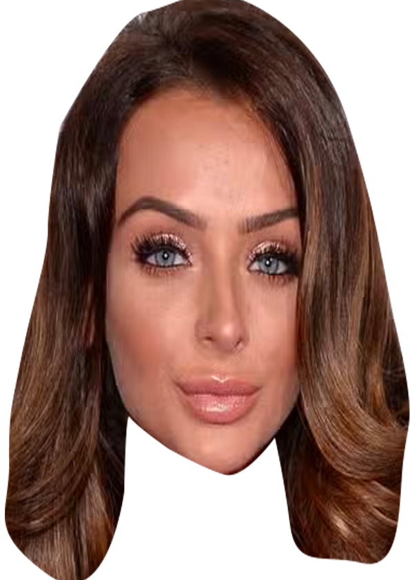 Kady McDermott Love Island Mask Celebrity Cardboard Face Mask