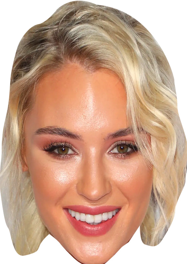 Lucie Donlan Love Island Mask Celebrity Cardboard Face Mask