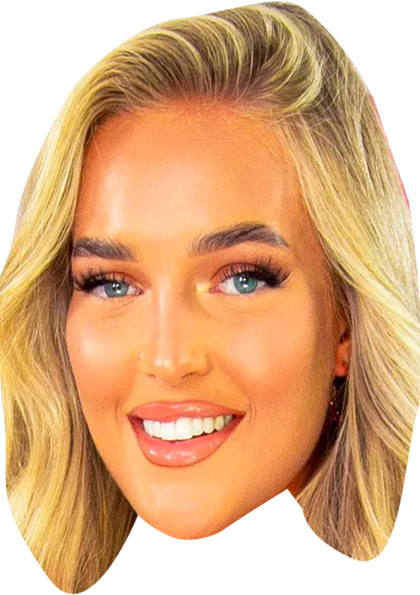 Mary Bedford Love Island Mask Celebrity Cardboard Face Mask