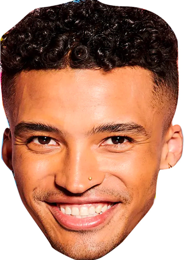 Michael Griffiths Love Island Mask Celebrity Cardboard Face Mask