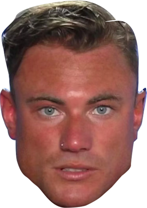 Tom Powell Love Island Mask Celebrity Cardboard Face Mask