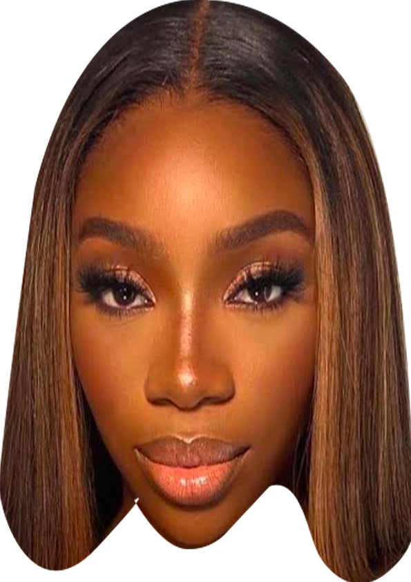 Yewande Biala Face Mask – Fancy Dress Cardboard Costume Mask – Yewande Biala Face Mask