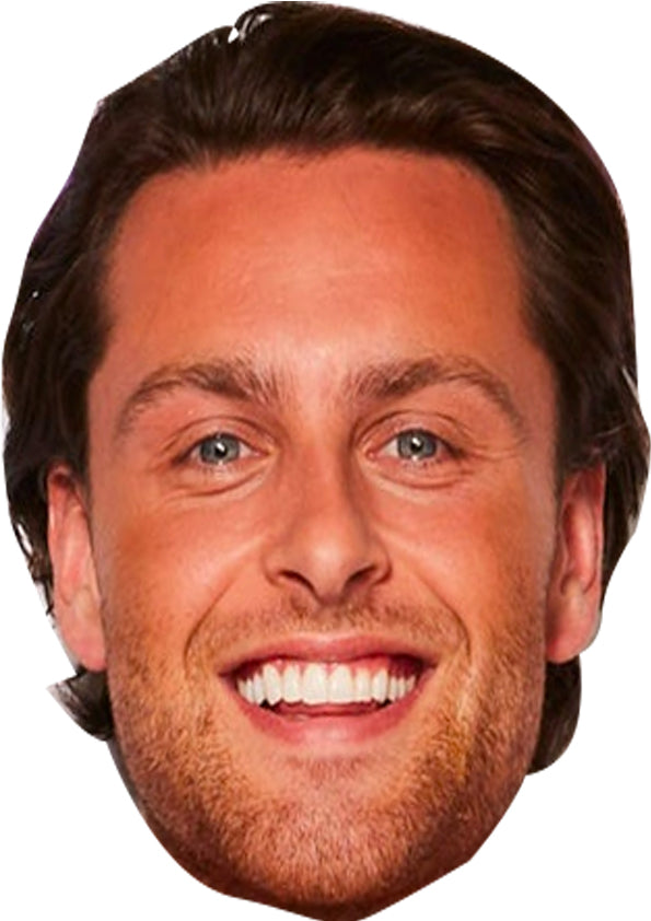 Casey O'Gorman Love Island Mask Celebrity Cardboard Face Mask