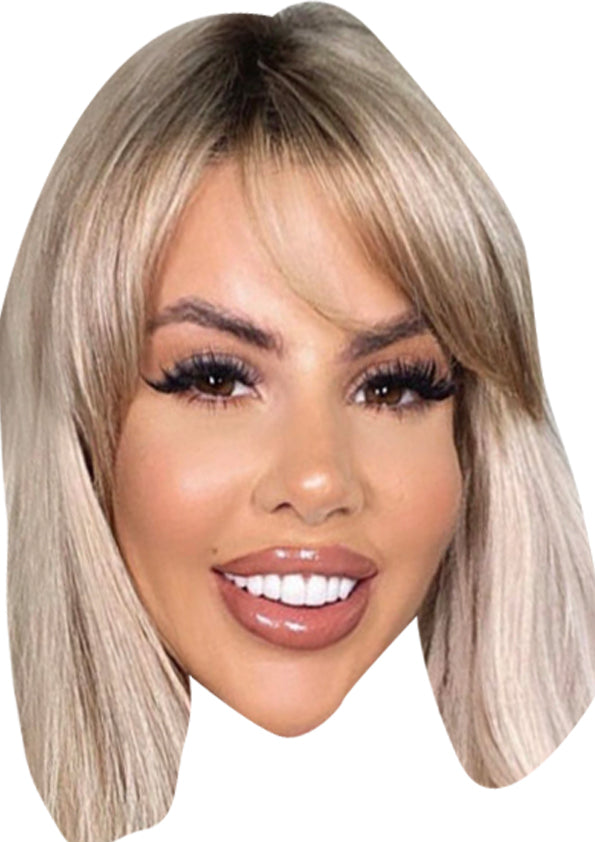 Hannah Elizabeth Love Island Mask Celebrity Cardboard Face Mask