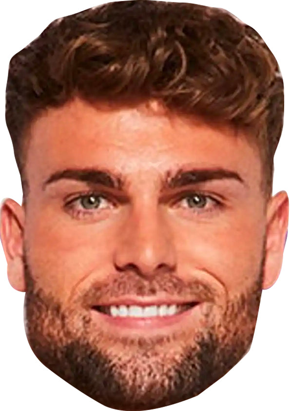 Tom Clare Love Island Mask Celebrity Cardboard Face Mask