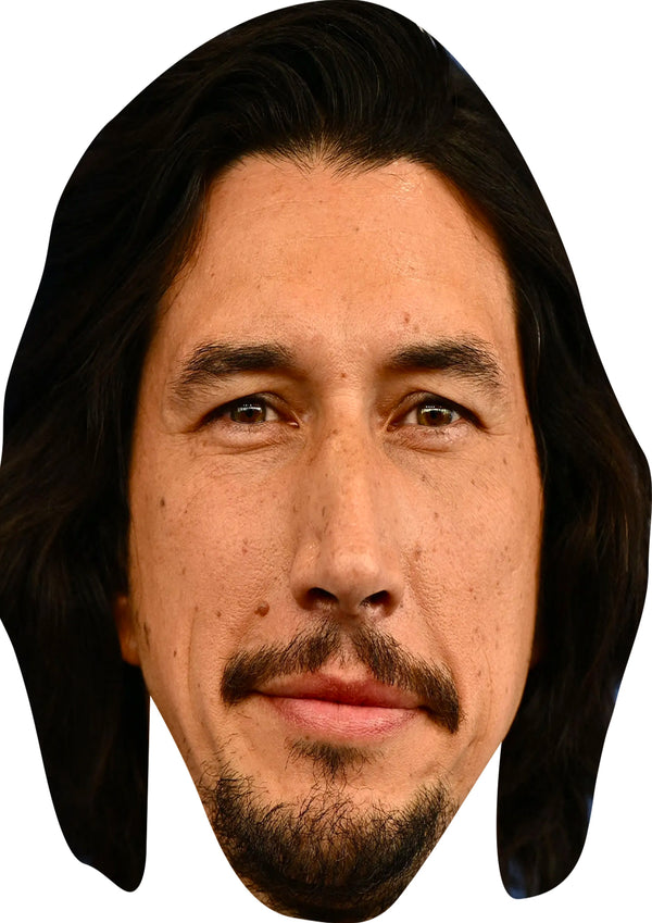 Adam Driver Movie Stars Celebrity Cardboard Face Mask