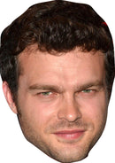 Alden Ehrenreich Movie Stars Celebrity Cardboard Face Mask
