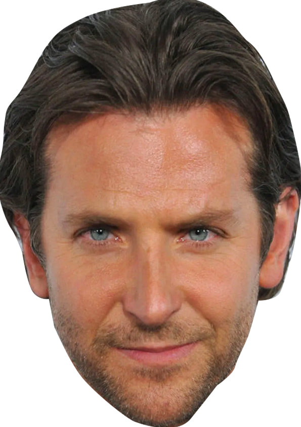 Bradley Cooper Movie Stars Celebrity Cardboard Face Mask