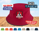 Personalised Custom Football Club Bucket Hat