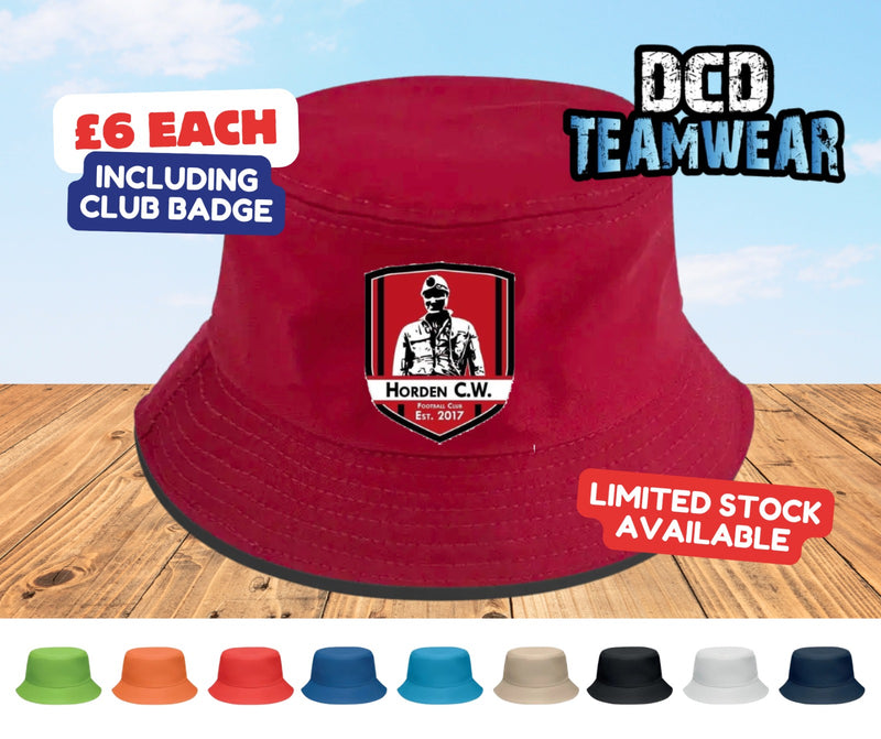Personalised Custom Football Club Bucket Hat
